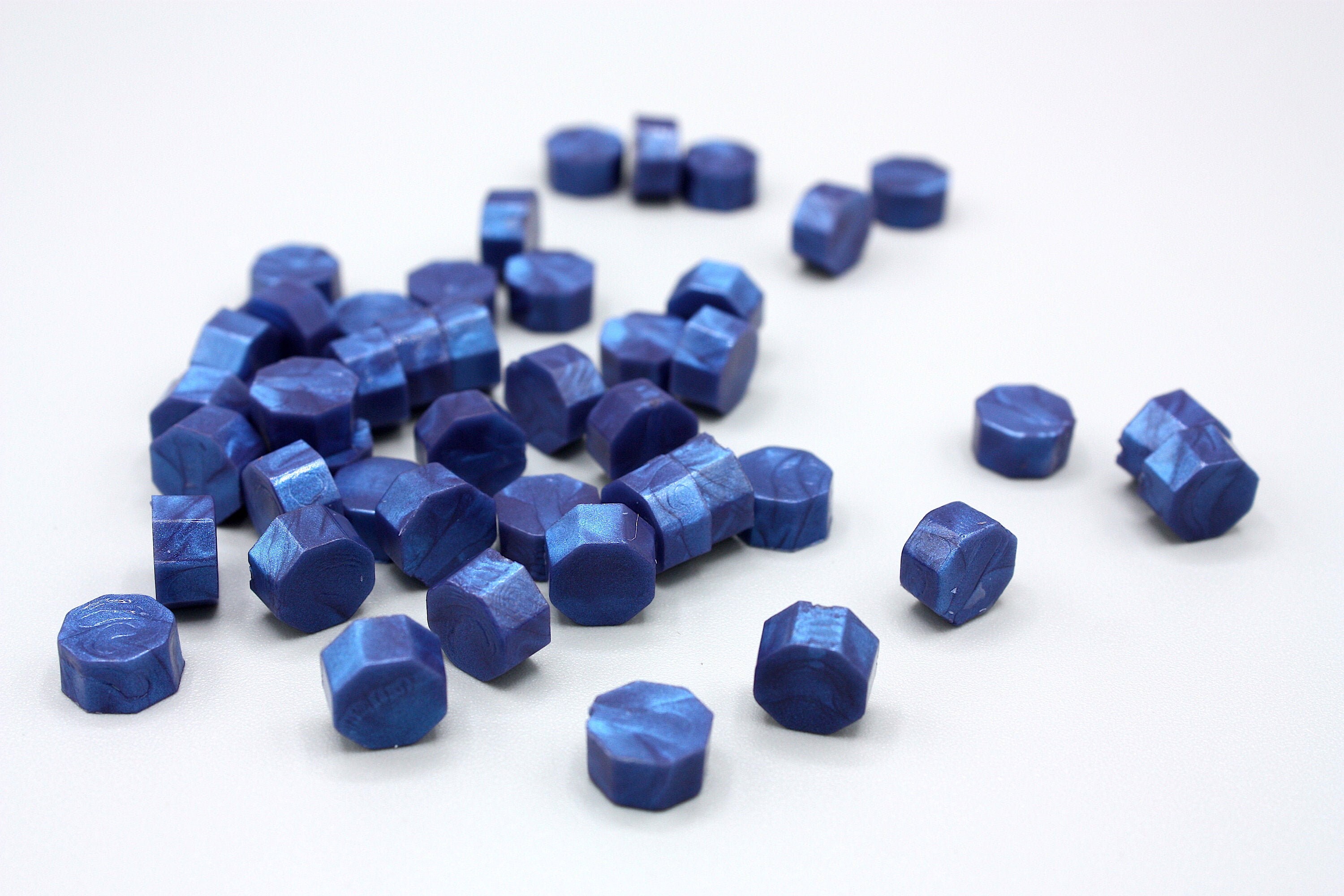 20 Majestic Blue Wax Seal Beads Wax Seal Wax Stamping Seal Etsy UK