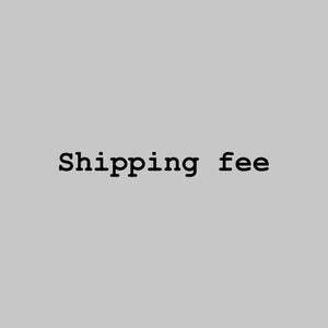 May include: Text that reads "Shipping fee" in a black, sans-serif font.