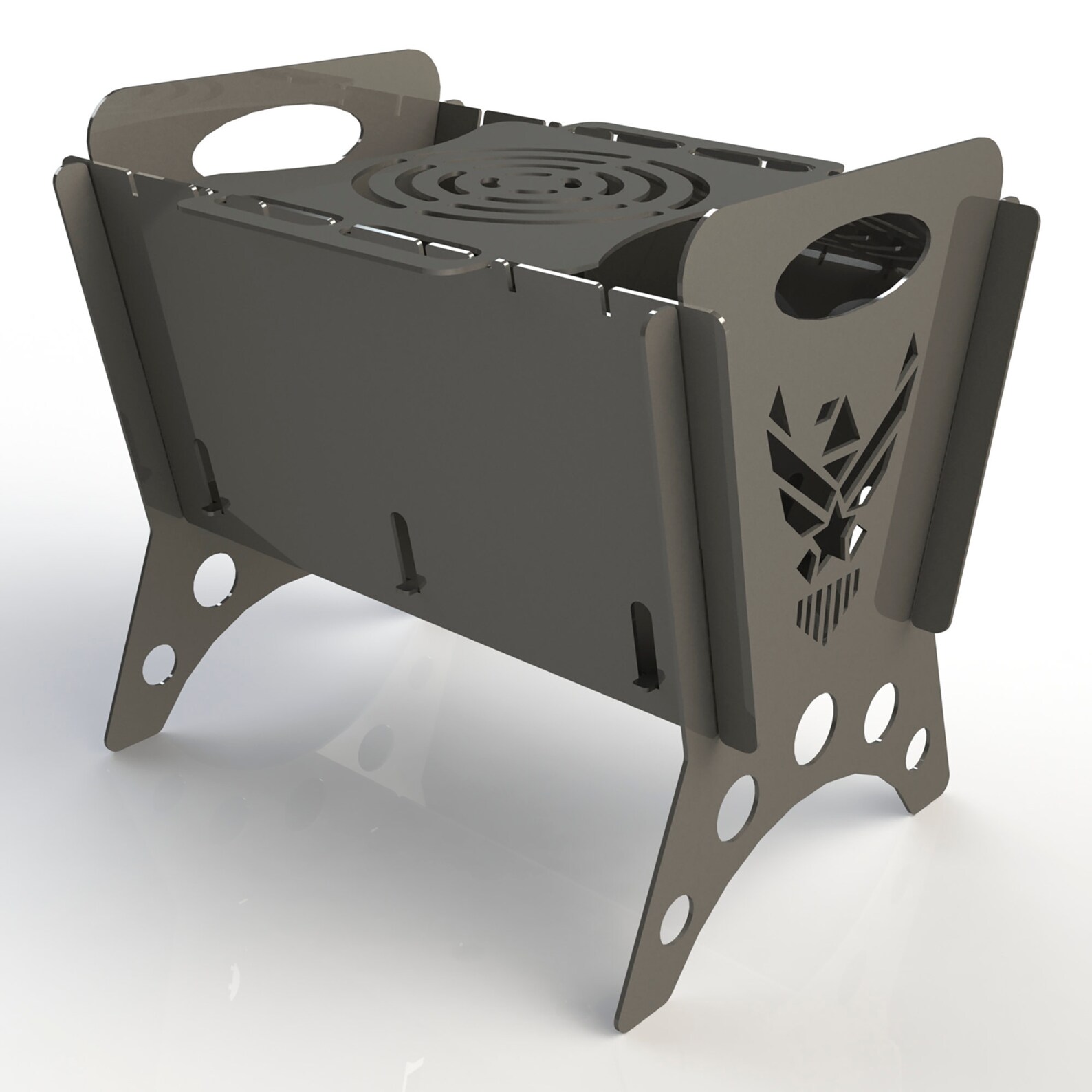 Fire Pit Collapsible DXF CVG Files Cut Ready for Cnc Etsy UK