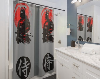 Samurai Japanese Shower Curtains