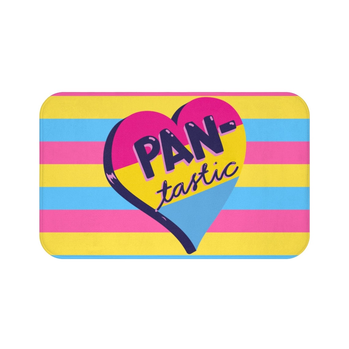 Pansexuell Pride Badematte Pansexuell Pride Küchenmatte | Etsy