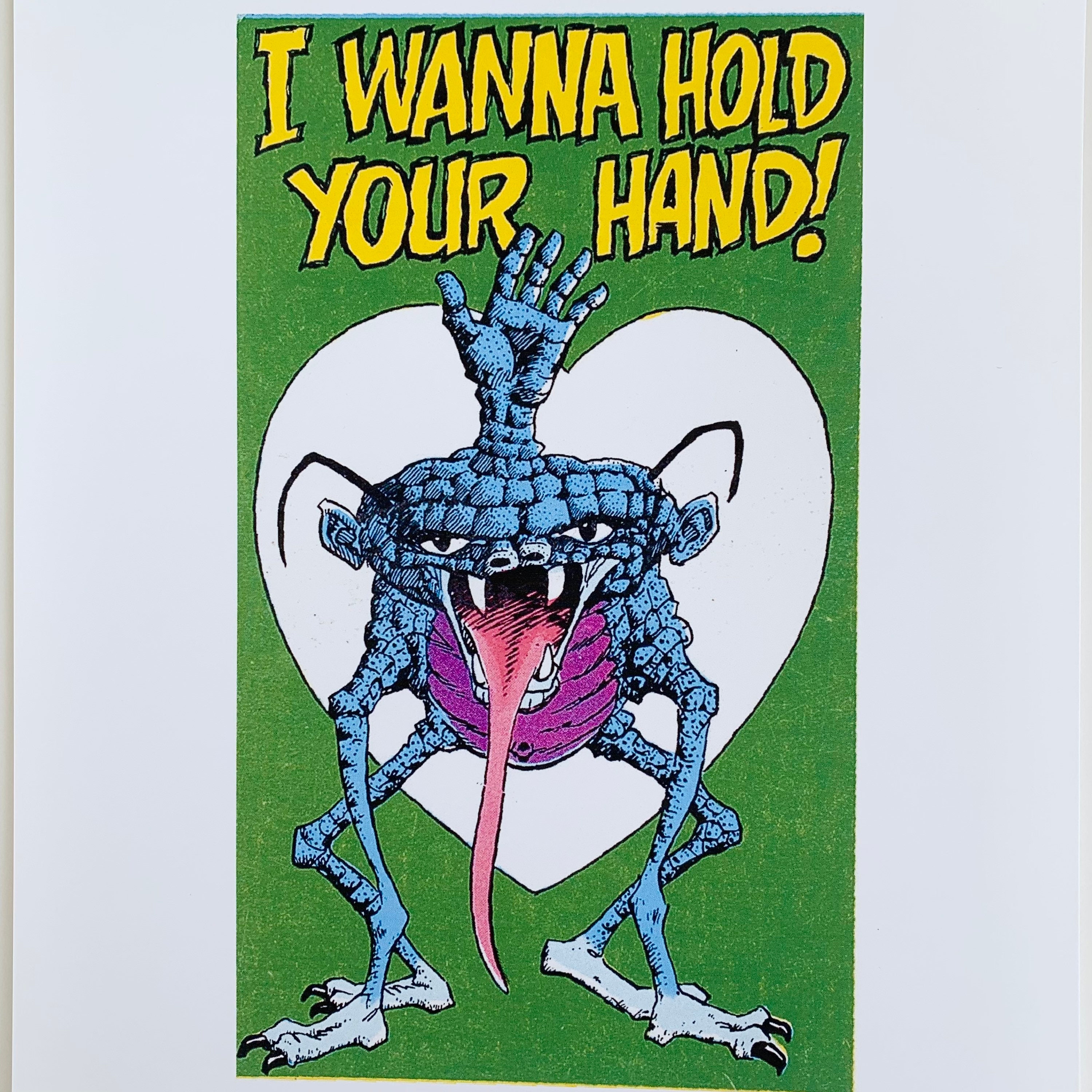 1966 TOPPS Insult Cards HANDY 8.5 x 11 Humorous Horror Art | Etsy