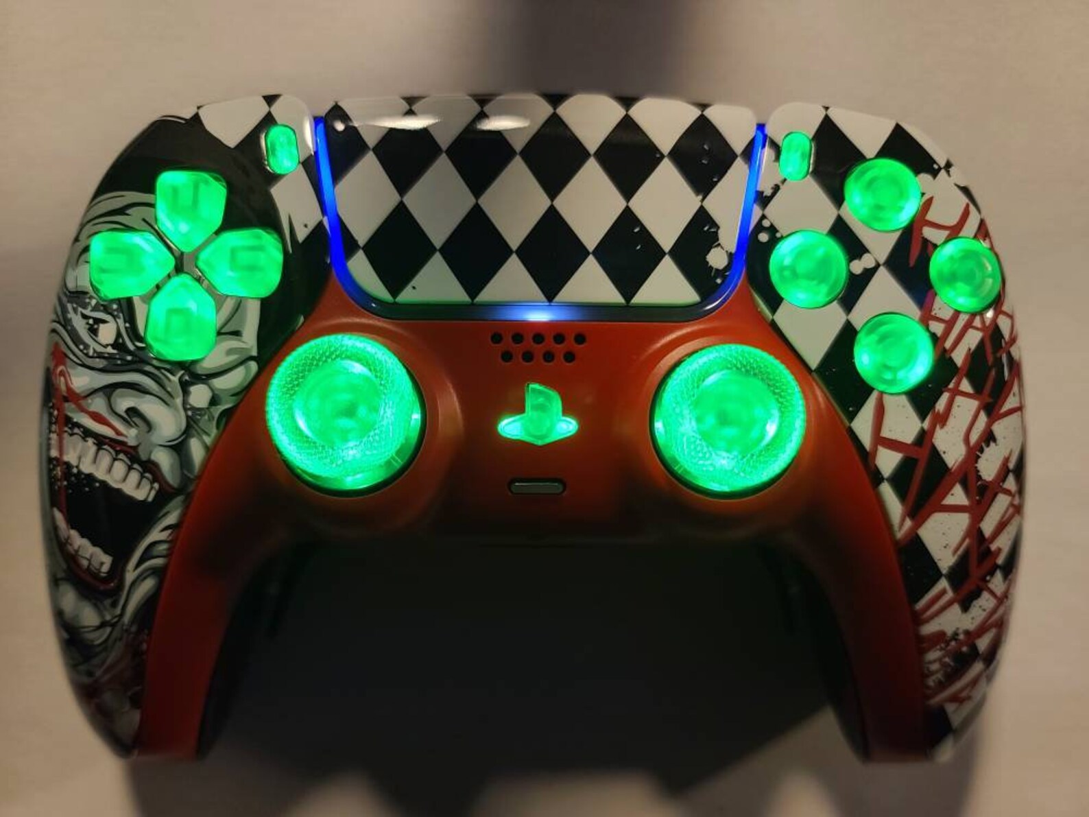 New Programable LED PS5 Controller Joker Themed with 4 button Etsy