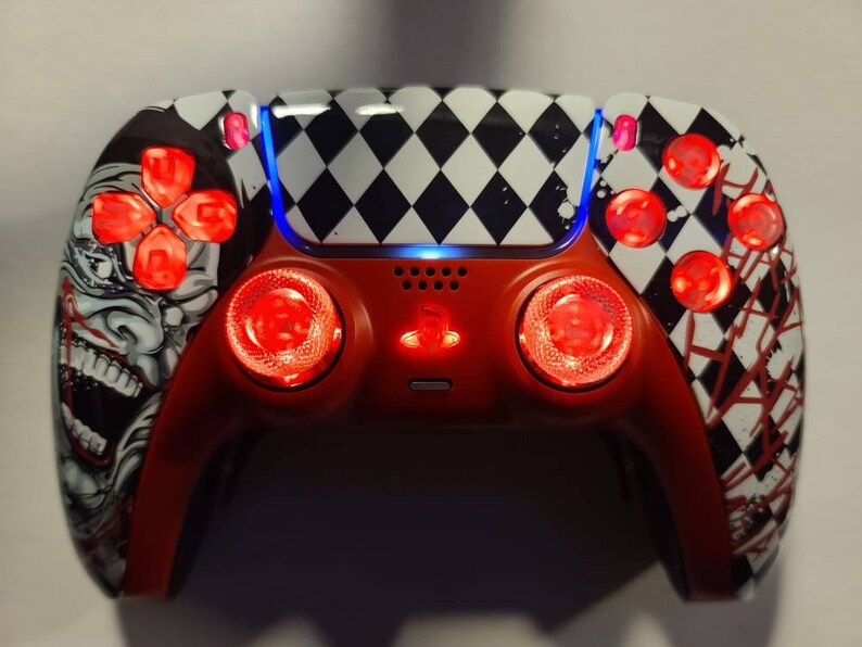 New Programable LED PS5 Controller Joker Themed with 4 button Etsy