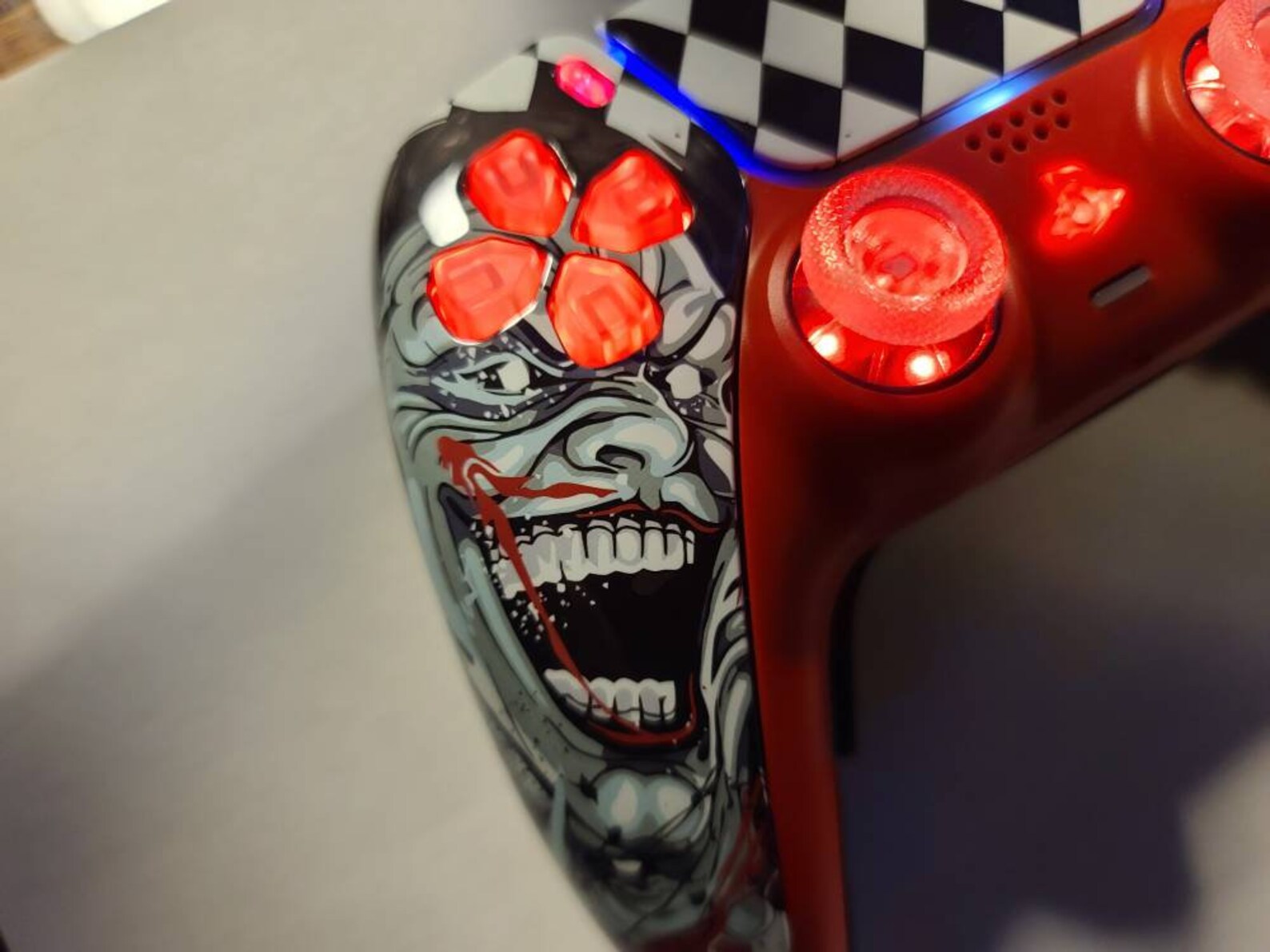 New Programable LED PS5 Controller Joker Themed with 4 button Etsy