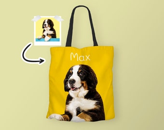 tote bag Custom photo tote tote Personalized tote bag Tote bag Custom Dog Tote Custom Face Tote