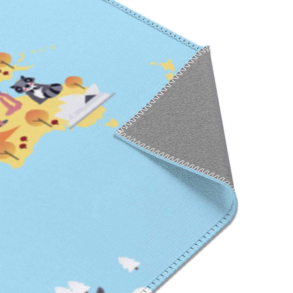 Animal World Map Rug Children Friendly Animal Map Play - Etsy