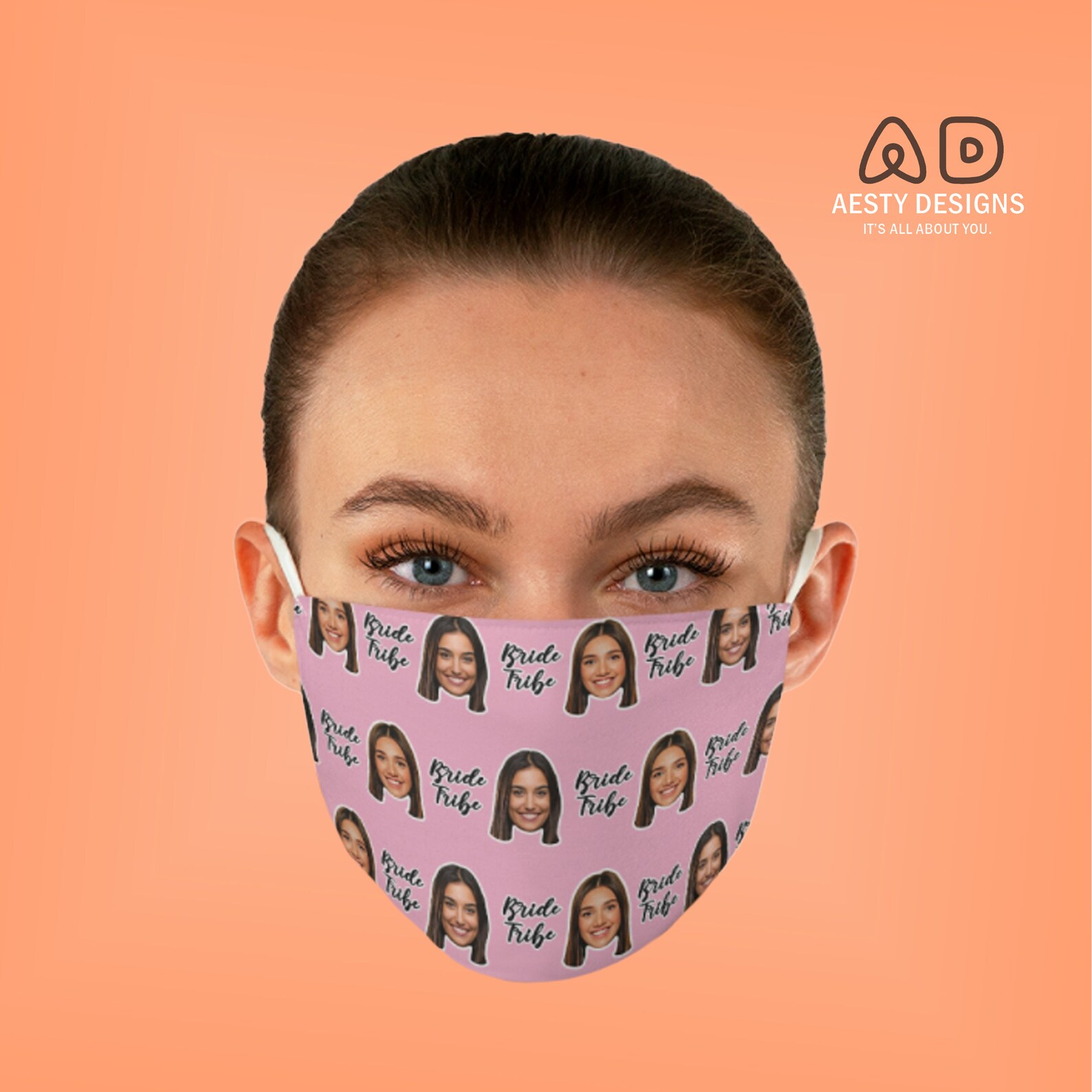 Custom Face Mask Personalized Picture Mask Photo Mask Etsy