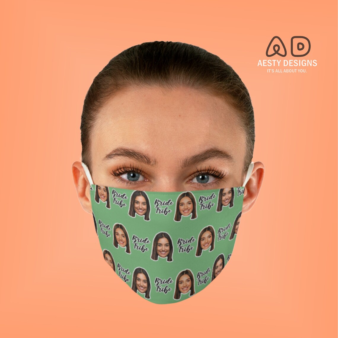 Custom Face Mask Personalized Picture Mask Photo Mask Etsy