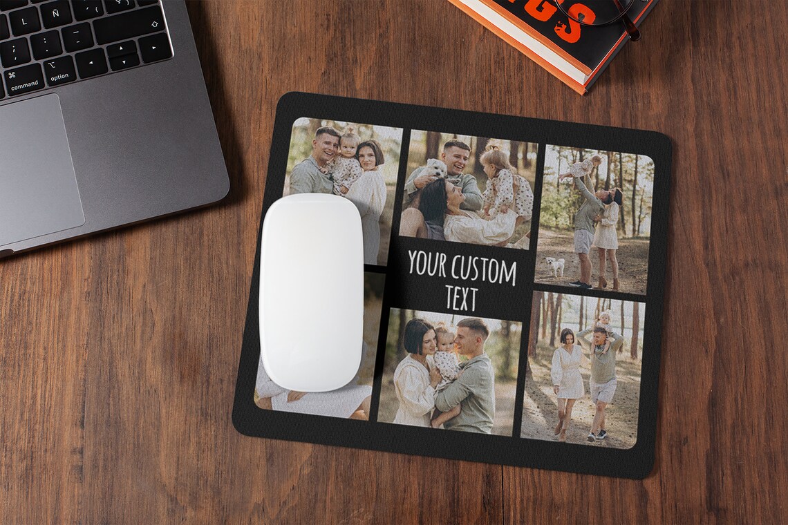 Custom Photo Mousepad Photo Collage Mousepad Personalized Etsy UK