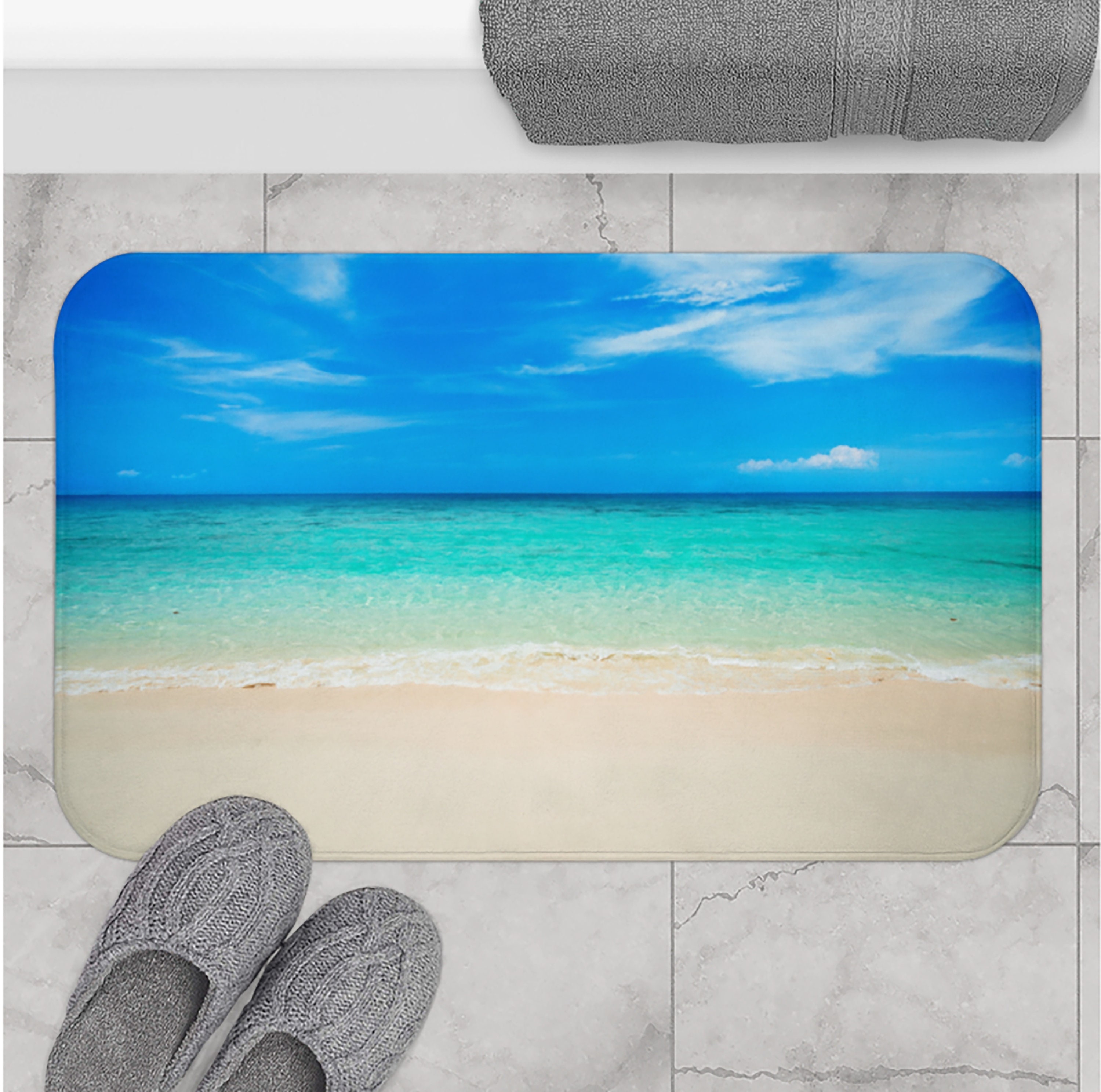 Custom Photo Bath Mat Personalized Bath Mat Custom Bathroom Etsy