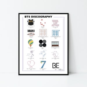 BTSアルバムディスコグラフィーデジタルプリント