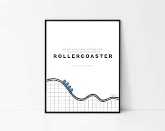Jonas Brothers Montaña Rusa Lyric Digital Print