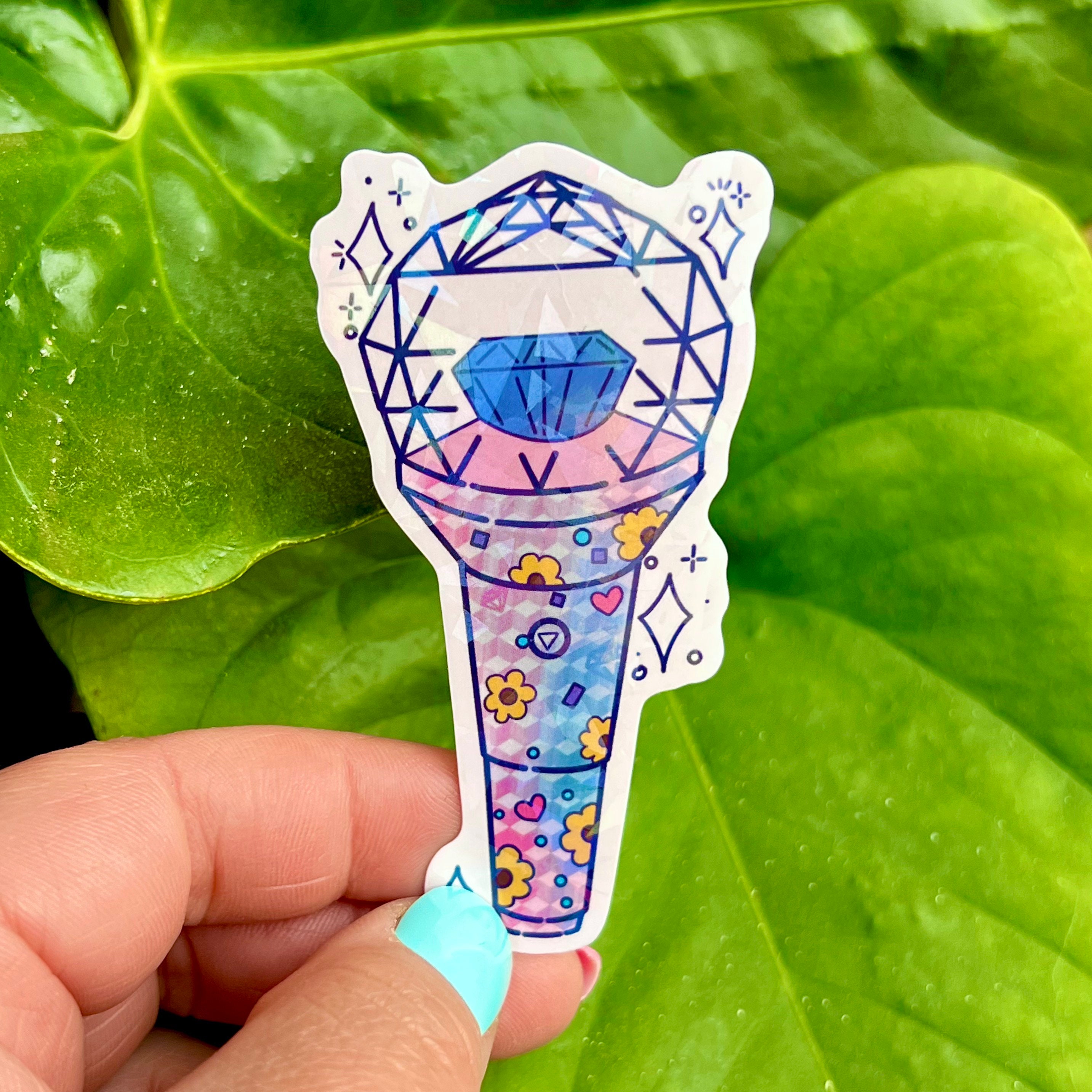 K-pop Lightstick Stickers BTS SVT SKZ Twice Black Pink Stray Kids ...