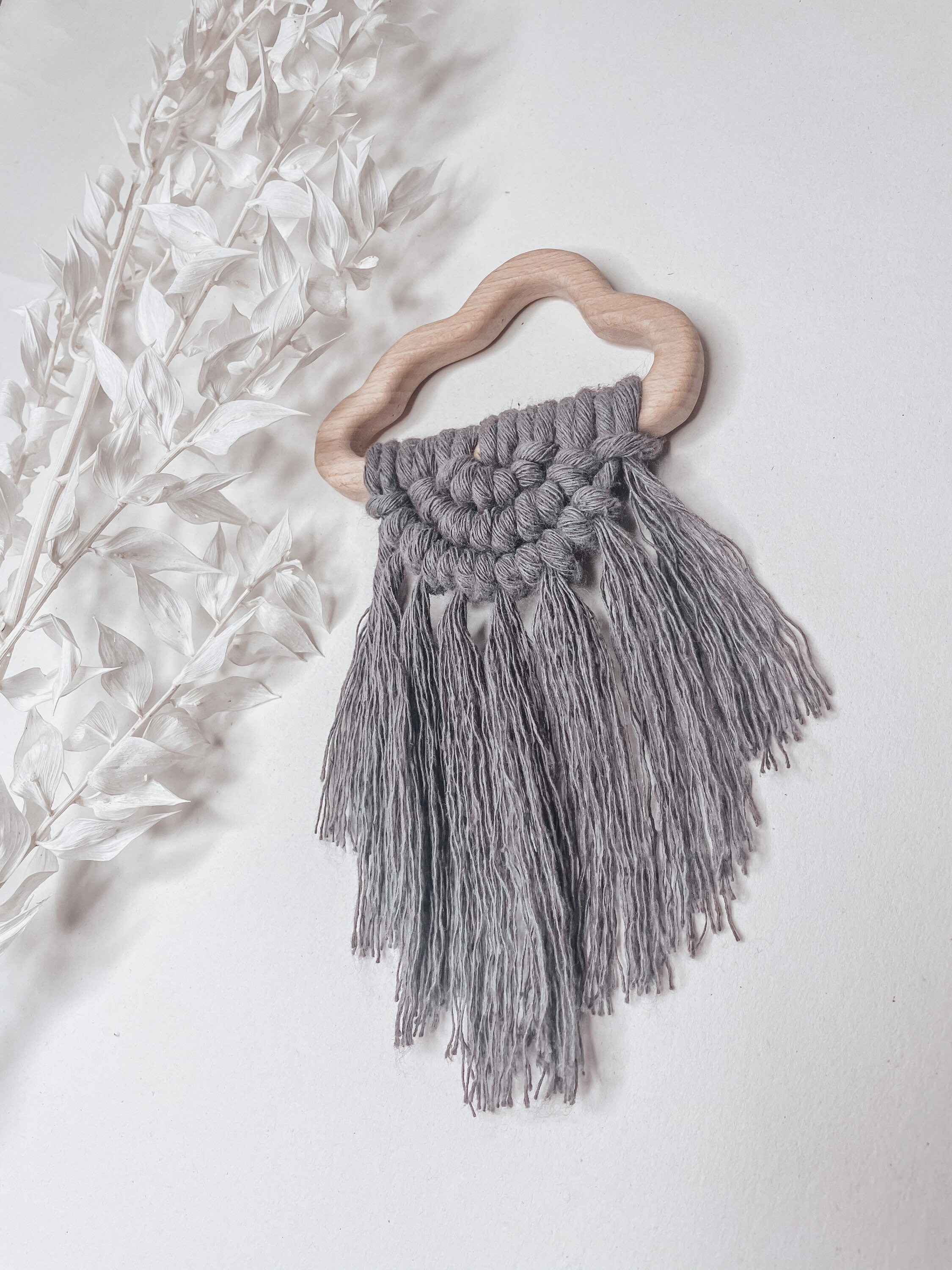 Baby Teether Baby Gift Macrame Baby Gift Newborn Baby Etsy