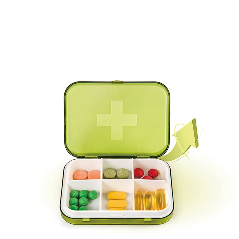 Smerigliatrice Pillole A Forma Di Orso - Tritapillole Portatile Per Bambini E Anziani, Verde - Foto 6