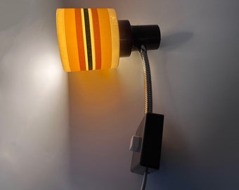 Elidus 60s-70s Retro - Schwedische Space Age Wandlampe - Vintage - Kubik - Minimalismus - Herbstfarben