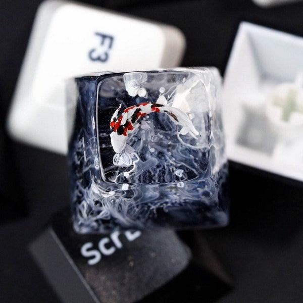 Koi Fish Resin Keycap - Etsy