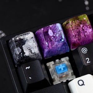 Custom Keycap OEM and SA profile, Custom Yin Yang Keycap for Cherry MX keyboard, Custom color spacebar, custom backspace