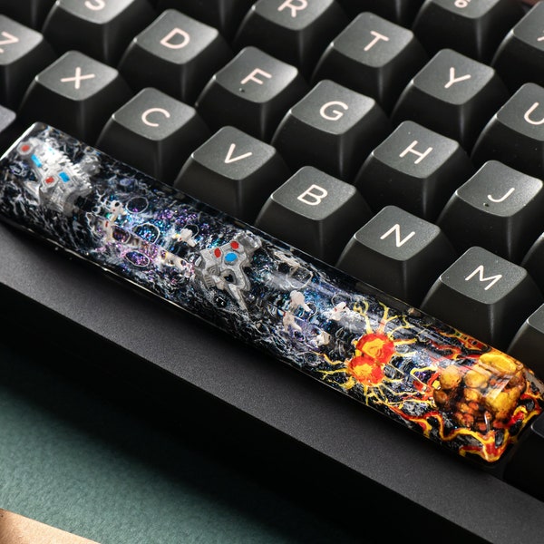 The Endurance Spacebar Keycap Ver 2, Space bar keycap, Gravity in Interstellar Space Keycap, Galaxy Spacebar keycap, Astronaut resin keycap