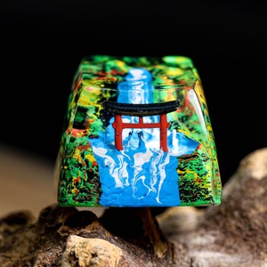 Torii Gate Keycap, Keycaps anime, Japanese keycaps, Artisan keycap anime, Cute keycaps, Birthday gifts for him