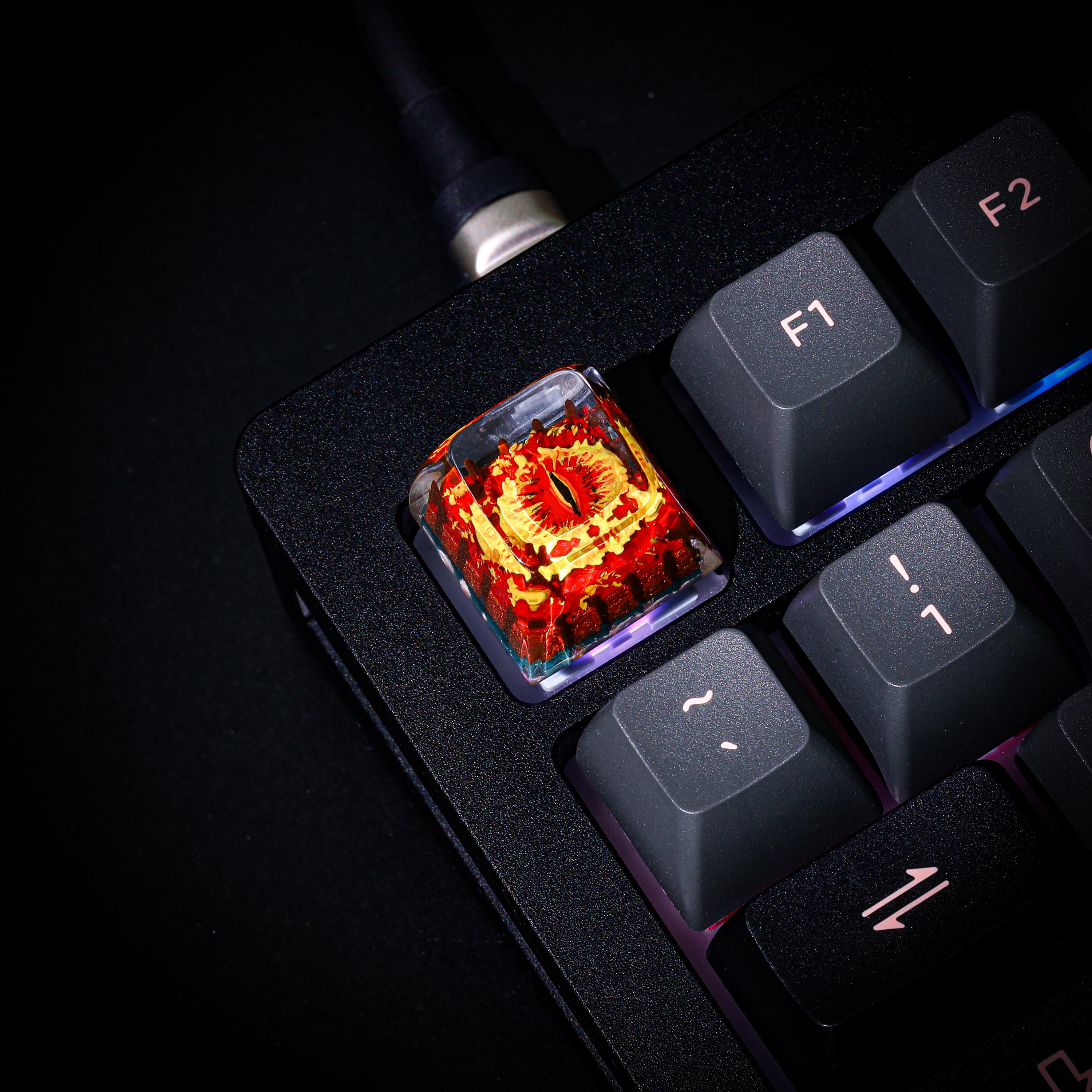 Evil Eye of D.ark L.o.rd Keycap Custom Eye Keycap L.OT.R Keycaps Custom ...