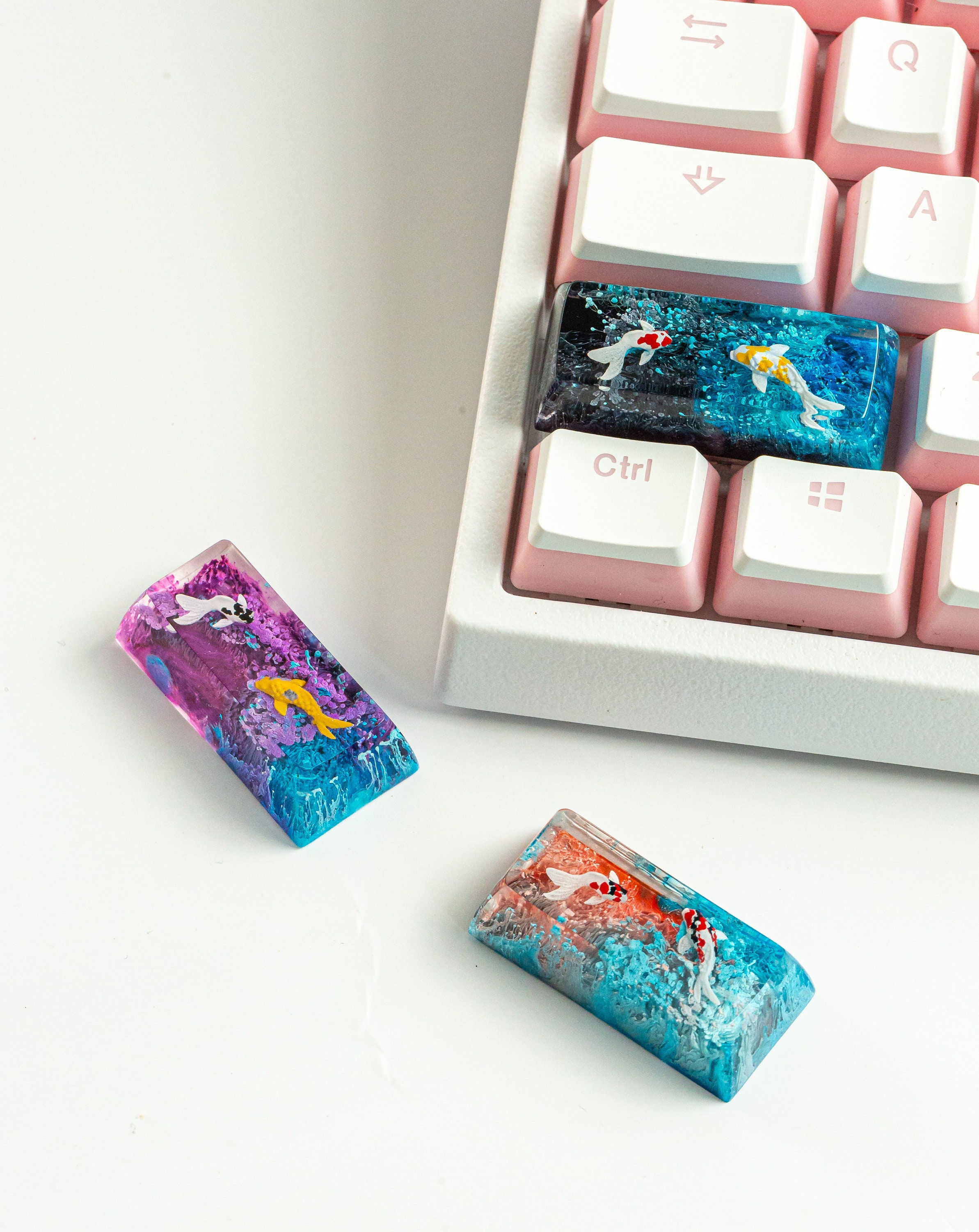 その他 Artisan keycap Dragons of Eden enter/backspace/shift artisan keycaps