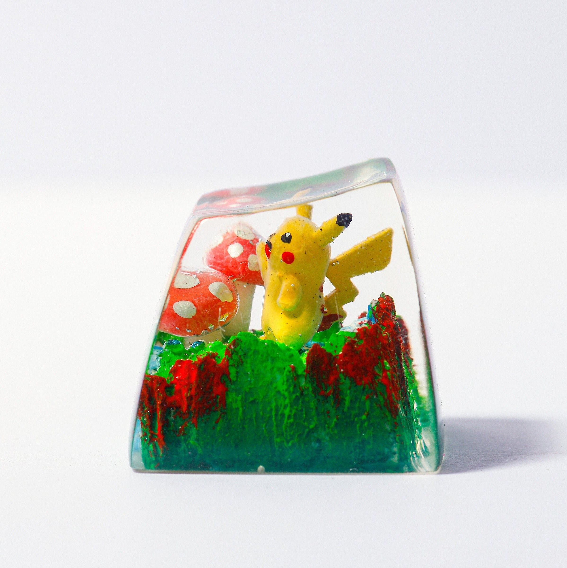 Pikachu Artisan Keycap Custom Pokemon Resin Keycap Handmade Etsy UK