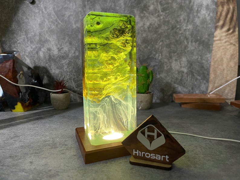 Epoxy Resin Night Light - Thumbnail 4