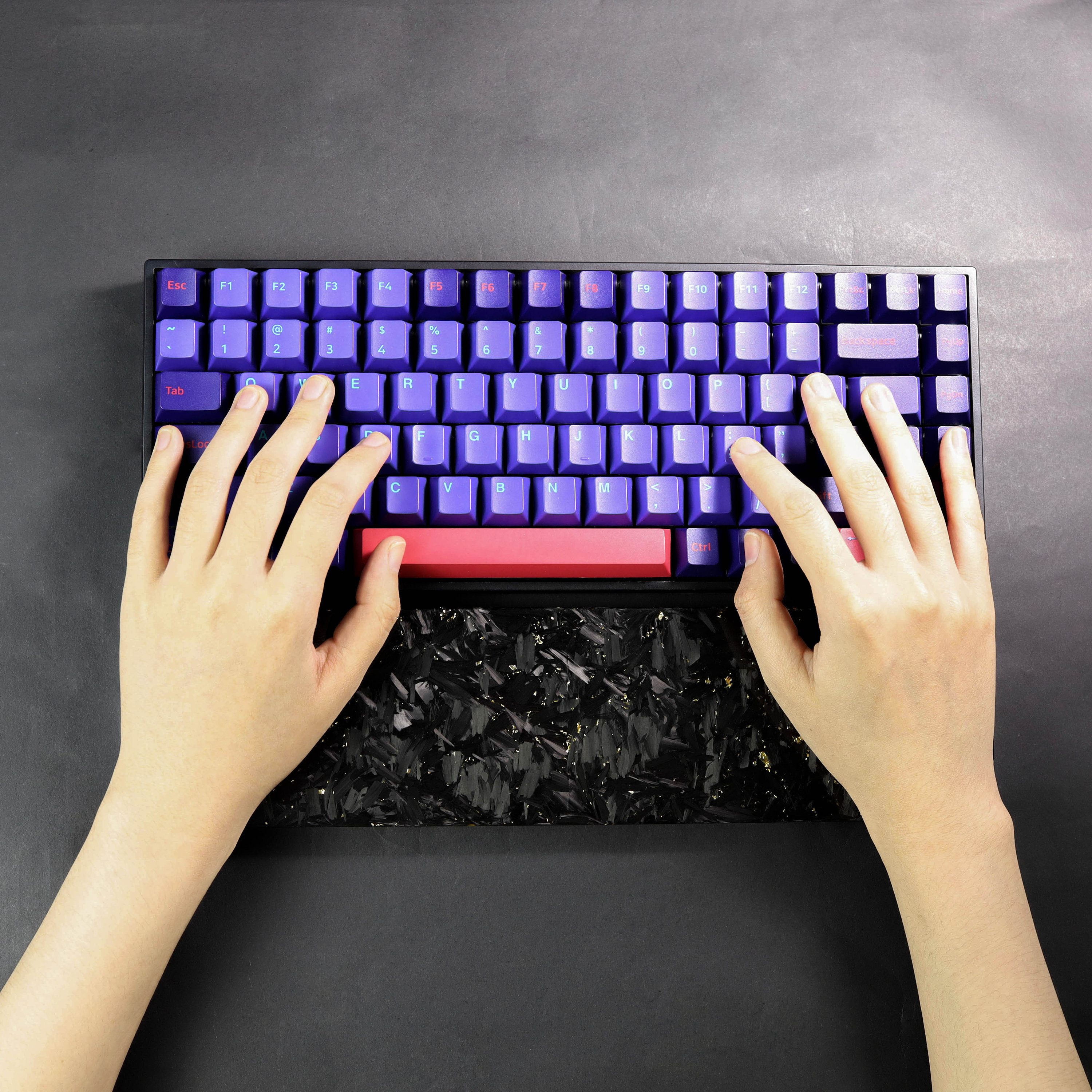 Full Carbon Fiber Wrist Rest, Custom Wrist Rest Black Wrist Rest ...