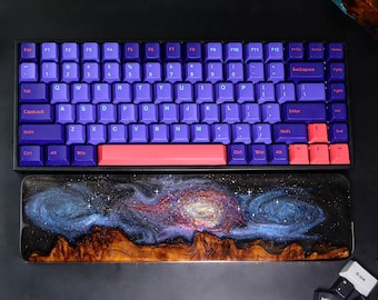 Galaxy Handballenauflage, Handgelenkauflage Galaxy für Tastatur, Mechanische Tastatur Handgelenkauflage, Einjähriges Jubiläum Geschenke für Freund