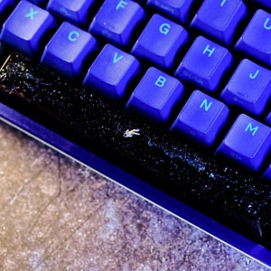 Interstellar Spacebar Keycap, Gravity in Interstellar Space Keycap, Galaxy Spacebar keycap, Astronaut resin keycap, Back to school Gifts