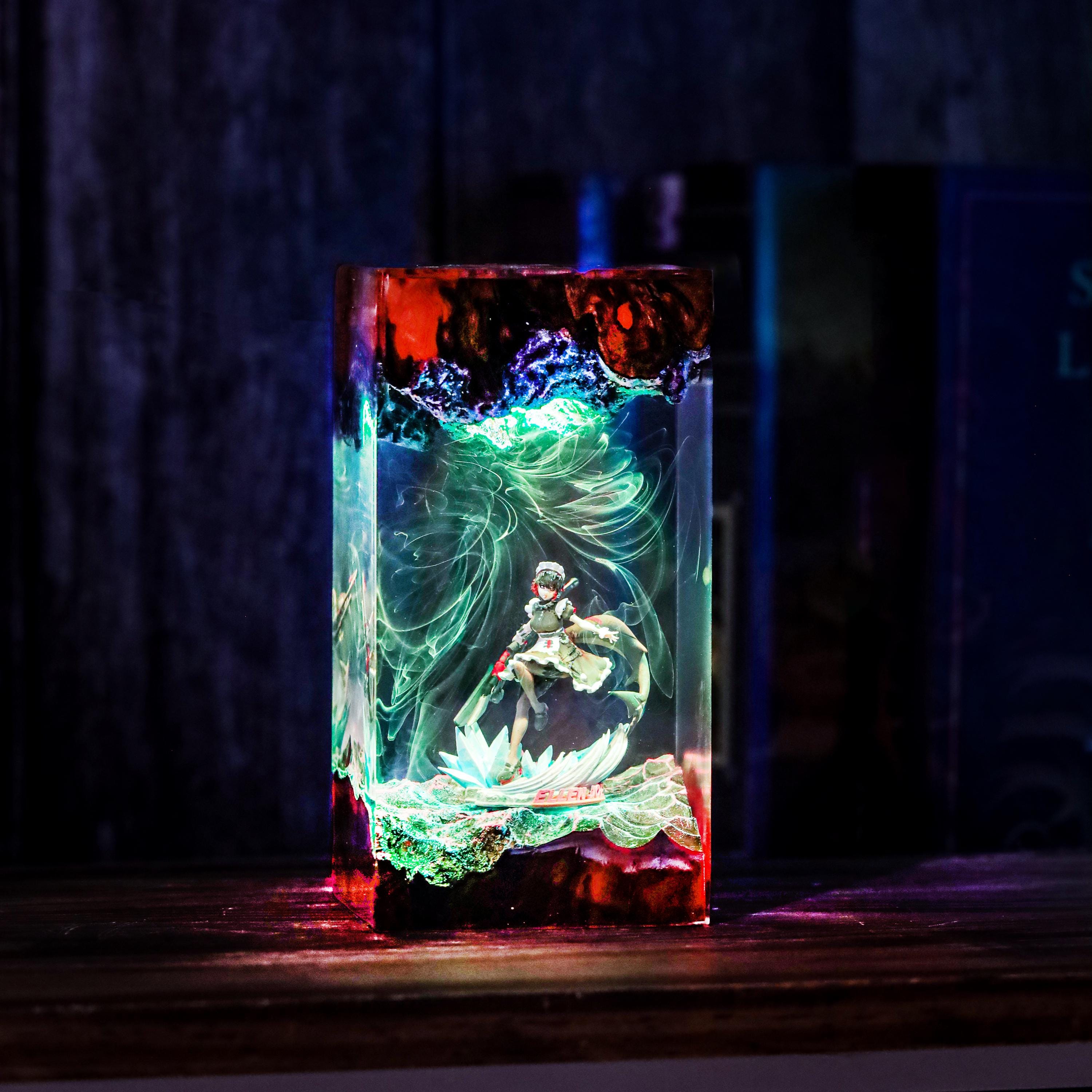 Zen.less Z0ne Zer0 Resin Night Light, Custom 18 Characters Zenl