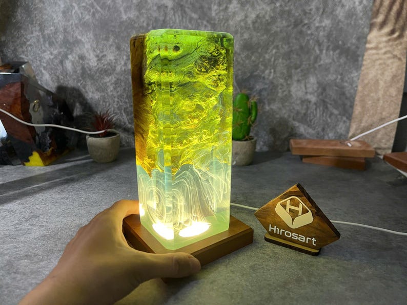 Epoxy Resin Night Light - Thumbnail 5