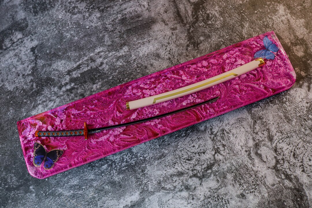 Anime Sword Wrist Rest,japanese Samurai Sword Wrist Rest, Shin0bu Resin