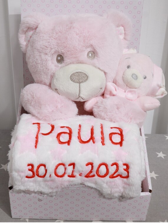 Pink teddy comforter sale