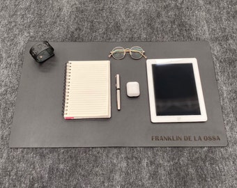 Leather Desk Pad Personalized