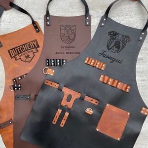 Leather Apron BBQ, Blacksmith, Grill, Kitchen, Woodwork, Chef, Butcher, Handcraft, Bowlturner image 4