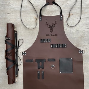 Leather Apron BBQ, Blacksmith, Grill, Kitchen, Woodwork, Chef, Butcher, Handcraft, Bowlturner image 6