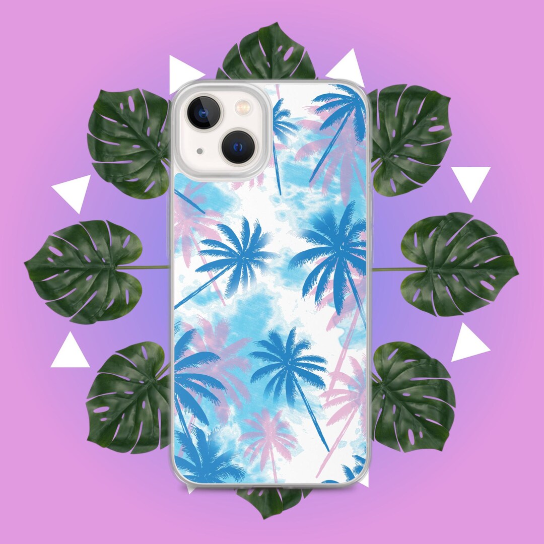 Palm Tree Clear Phone Case for Iphone® 13 / 14 / 15 - Etsy