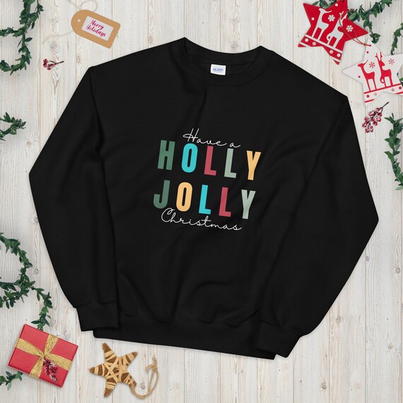 holly jolly christmas sweater