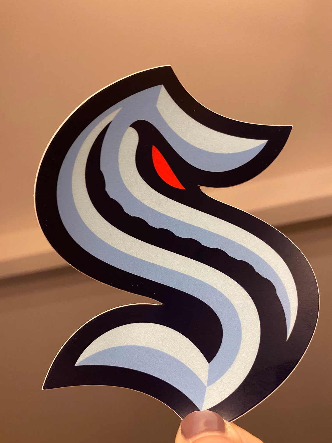 Seattle Kraken Hockey LARGE Car Sticker Decal Waterproof PNW Etsy