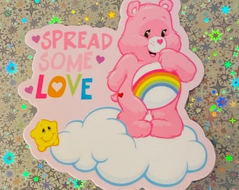 pink care bear quotes