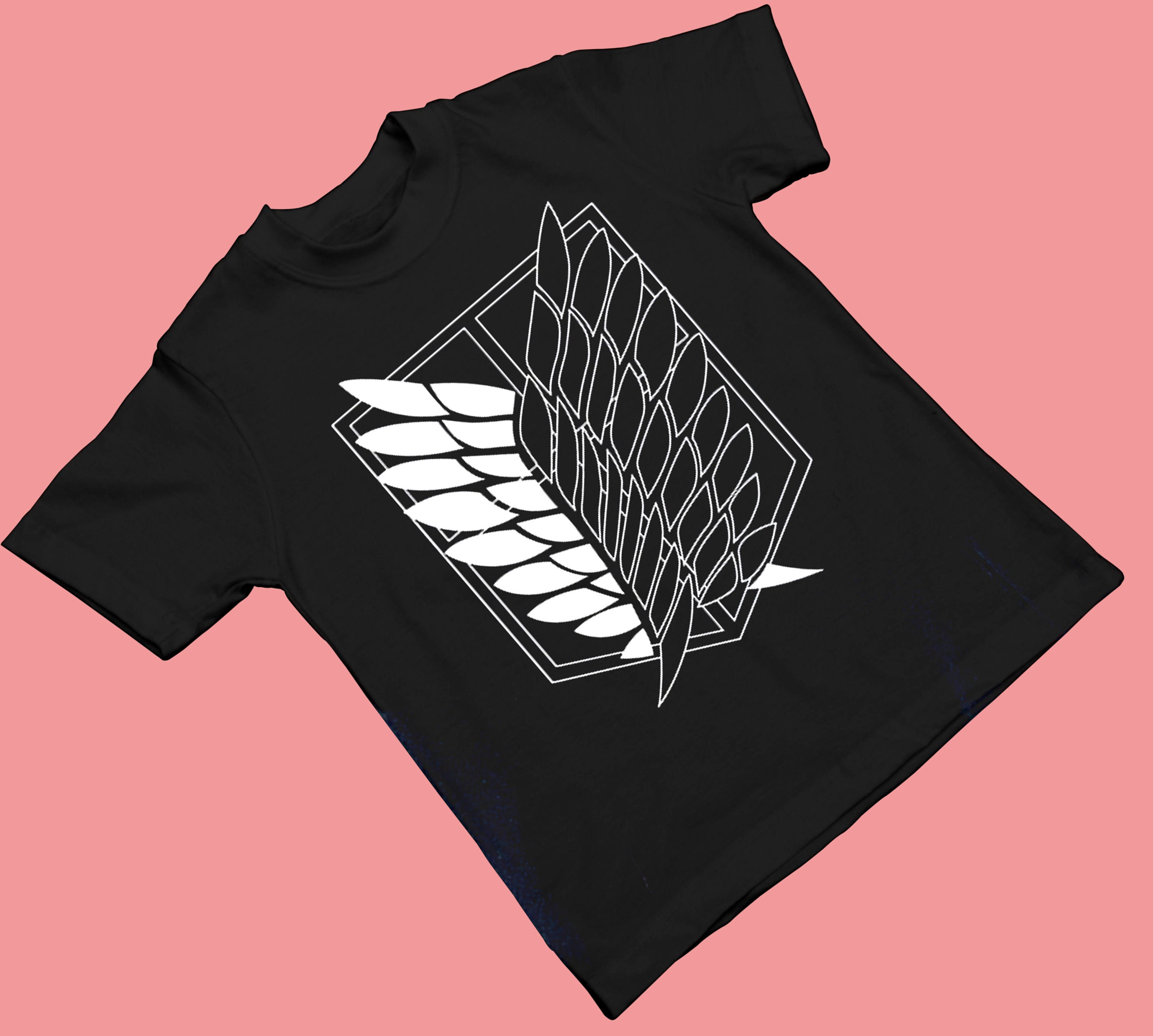 Attack on Titan Pullover TShirt Long Sleeves Shirt Hoodie Etsy