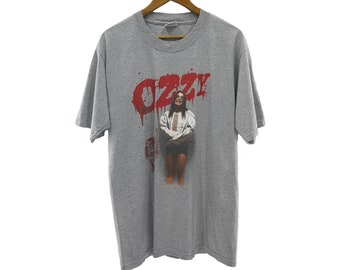 バンドtシャツ　オジーオズボーン　ビンテージ tシャツ オズモシス　絶滅危惧 バンドtシャツ オジーオズボーン ビンテージ tシャツ オズモシス