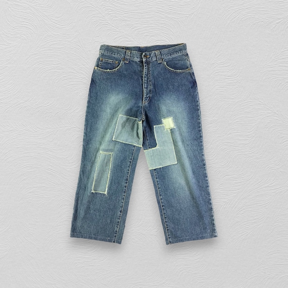 Vintage Tony Hawk Baggy Jeans Patchwork Jeans Streetwear