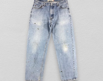 Size 35x30 Vintage Levis 550 Jeans Levi’s Medium Wash Levi Relaxed Fit Denim W35