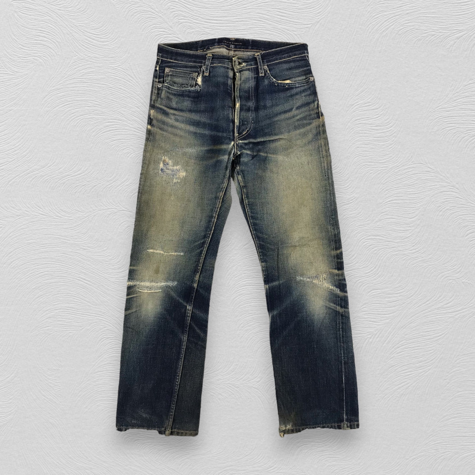 Size 31x29 Vintage Japanese Brand Omnigod Selvedge Jeans Size 31x29 Vintage Japanese Brand Omnigod Selvedge Jeans