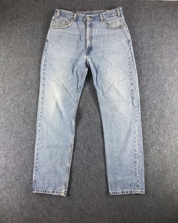 W35 Vintage Levis Levi 505 Jeans Levis Light Wash Denim Size | Etsy
