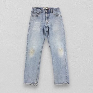 Größe 31x31 Vintage Levi&#39;s 505 Regular Fit Jeans leicht gewaschen Levis 505 Denim 90er Jahre Denim Jeans blau ausgewaschen Jeans W31